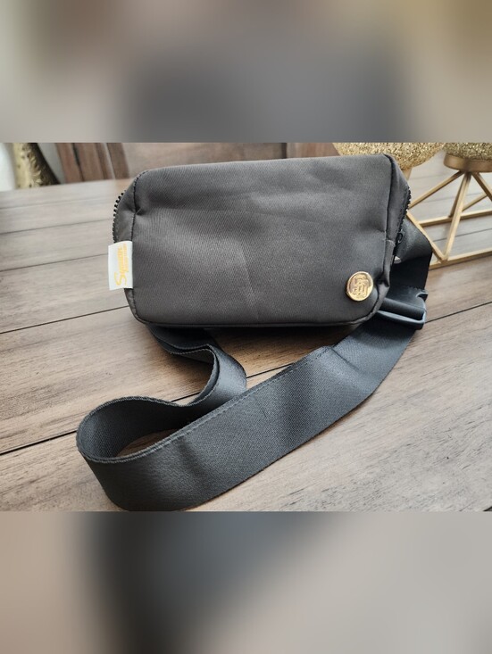 SD Collection Handbags - SD Padres Minimalist Dark Brown Crossbody Sling Bag